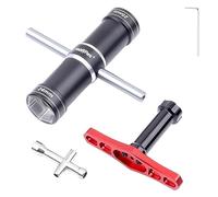 Hobbypark RC Hex Nut Driver Set 24mm 25mm 4mm 5mm 5.5mm 7mm 17mm RC Wheel Wrench for 1/5 1/8 1/10 1/12 1/16 1/18 1/24 Scale RC Monster Truck Buggy Car