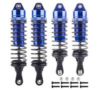 HobbyPark RC Shocks for 1/10 Traxxas Slash 2WD 4x4 Hoss Rustler Stampede Bandit VXL Nitro Shock Absorber Damper Set Upgrades Parts Replace of 5862 (Blue)