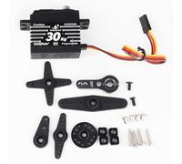 HobbyPark Waterproof High Torque RC Steering Servos 30kg Coreless Motor Standard Size Servo Metal Gears HV 4.8-8.4V for 1/8 1/12 1/10 RC Crawler Car Truck Buggy Programmable Control Angle 180°