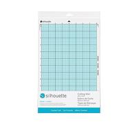 Hobbyplotter Silhouette Cutting Mat, Standard Adhesive, Blue White, 20 x 30.5 cm, Plastic, Rectangular, Single Layer