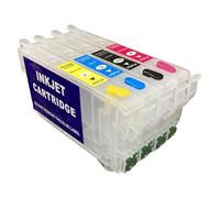 HobbyPrint® 405 Refillable Cartridge Set with ARC, Compatible with Epson WorkForce & Pro models : WF-3820, WF-3825, WF-4820, WF-4825, WF-4830, WF-7310, WF-7830, WF-7835, WF-7840