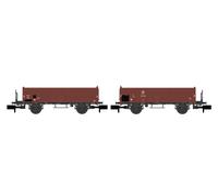 Hobbytrain 24351 SBB L6 Open Wagon Set (2) III N Gauge
