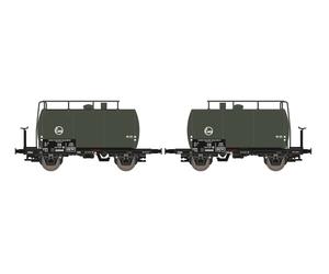 Hobbytrain (by Lemke) H24801 DB EVA 2 Axle Tank Wagon Set (2) III