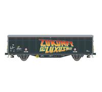 Hobbytrain (By Lemke) H45104 SBB Graffiti Hbbillns 4 Wheel Long Wheelbase Van VI