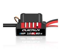HOBBYWING QuicRun WP 10BL60 G2 Brushless ESC, Black/Red