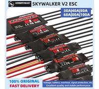 Hobbywing Skywalker 30A 40A 50A 60A 80A 100A 120A V2 ESC Speed Controller with UBEC for RC FPV Quadcopter Airplane Helicopter 120A V2