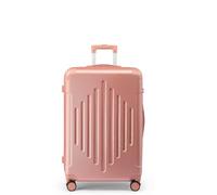 HOBBYZOO 20In Cabin Suitcase - ABS Hard Shell Carry On Approved Suitcase, Lightweight Small Trolley Travel Luggage, Cabin Bags with 4 Spinner Wheels Combination Lock - 55x35x20cm, Rose Gold