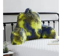 Hobed Life Fur Reading Pillow for Kids & Adults, Big Pillow Size 30x17x17 Inch with Premium Stuffing, Teens & Children Backrest Pillow, Fluffy Gaming Cushion, Back Support Pillow for Sitting Up in Bed