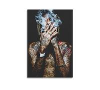 HOBEVOYY Wiz Khalifa Poster Vintage Art Cover Room Decor Aesthetic Bedroom Decor Canvas Posters For Bedroom 12x18inch(30x45cm) Unframe-style