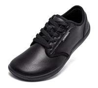HOBIBEAR Unisex Wide Barefoot Shoes for Mens Womens Minimalist Sneakers Zero Drop Shoes Lightweight Comfortable (All Black,10 UK)