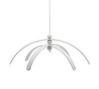Hobicht Oak White Hanging Mobile, Star Theme, Customizable, Crib Mount, Children's Department, Unisex, 12.0 cm x 32.0 cm x 4.0 cm, 50.0 grams