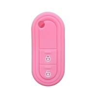 HOBIVA Silicone Car Key Cover Case Shell Holder For M/G 3 SW M/G3 2020 2011 2012 2013 2014 2015 2 Button Flip Folding Key Case Accessory,pink