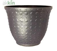 Hobnail Planter 43Cm - Faux Concrete Effect