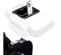 Hobngmuc Arm Rest Cover for Car - Plush Cushion,Auto Armrest Protector - for Car Truck SUV Vehicle Automobile Winter Center Console