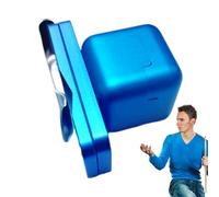 Hobngmuc Billiard Chalk Holder, Compact Pool Cue Chalk Holder, Portable Compact Wearproof Magnetic Carrying Case for Casual Enthusiasts Quick and Easy Access Professional Players Storing Intense