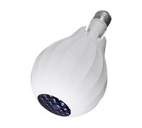 Hobngmuc Christmas Snowflake Light, Dynamic Snowflake Projector Lights, 180 Degree Rotating LED Snowfall Spotlight E27 Base 4W Crystal Ball Stage Light for Holiday, Christmas, Fashion Show