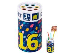 Hobngmuc Color Matching Toys,Wood Educational Color Toys | Intelligence Boost Activity,for Kids Ages 3+ Classroom Kindergarten Preschool Tutoring Travel Birthday Christmas Playroom