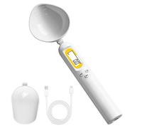 Hobngmuc Digital Kitchen Scale Spoon - Multi-Purpose Measuring Scoop for Babe Food, Coffee, Baking & Spices, Electronic Portion Control, Easy-Clean Design, 0.1g Precision