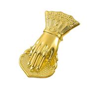 Hobngmuc Hand Shaped Book Clip, Vintage Journal Clips, Hand Shape Traveler Notebook Clip, Vintage Metal Paper Clip, Handbook Storage Clip Seal Clamps for Office, Home, School