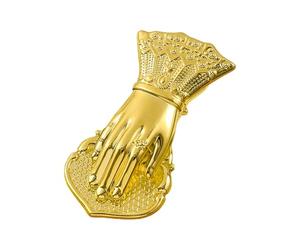 Hobngmuc Hand Shaped Book Clip, Vintage Journal Clips, Hand Shape Traveler Notebook Clip, Vintage Metal Paper Clip, Handbook Storage Clip Seal Clamps for Office, Home, School