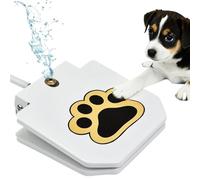 Hobngmuc Outdoor Dog Water Sprinkler - Step on Drinking Pet Dispenser Fountain Toy,Adjustable Pressure Puppy Waterer Drinking Dispenser for Yard Backyard Lawn Grass Outside