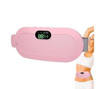 Hobngmuc Period Heating Pad,Travel Electric Stomach Heating Pad - Fast Heating Massage Belt with 5 Heat Levels and 4 Vibration Massage Modes, Electric Heated Pads for Girls Women