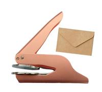 Hobngmuc Personal Book Embosser | Library Embossing Stamp - Elegant Wedding Invitation Embossed Machine for Envelopes Paper Crafts Women Teacher