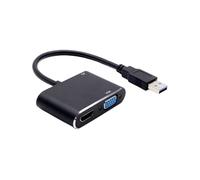 Hobngmuc Usb To HD Converter | USB Display Adapter | 1920X1080 Connector Plug-And-Play Signal Transmission for TV Desktop Laptop