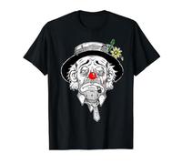 Hobo Clown Value Graphic T-Shirt, Men, Black, M