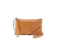 HOBO Darcy Leather Crossbody Bag for Women, Convertible to Crossbody and Wristlet, Natural, One Size