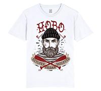 HOBO JACK - Hobo 17 - Classics 17 - White tee T-Shirt (Medium)