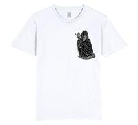HOBO JACK ~ Reaper Salt Bae ~ White tee T-Shirt (601) (Large)