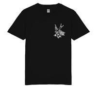 HOBO JACK - Trad Flash Swallow - Black T Shirt (Medium)