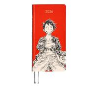 Hobonichi Techo 2026 Spring Weeks - ONE PIECE magazine: Straw Hat Luffy (Red) (Japanese, Tall & Slim, April Start Planner)