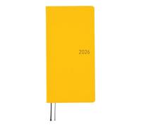 Hobonichi Techo 2026 Weeks - Colors: Full Moon Yellow (English, Tall & Slim, January Start)
