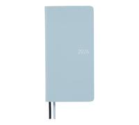 Hobonichi Techo 2026 Weeks - Leather: Snow Blue (English, Tall & Slim, January Start)