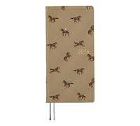 Hobonichi Techo 2026 Weeks MEGA - Bow & Tie: Galloping Horses (English, Tall & Slim, January Start)