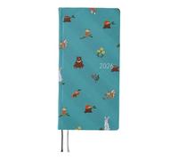 Hobonichi Techo 2026 Weeks MEGA - Bow & Tie: In the Forest (English, Tall & Slim, January Start)