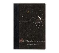 ほぼ日 Hobonichi Techo Accessories - Hiroko Kubota: Graph Notebook (A6) - Another night of falling star sparklers