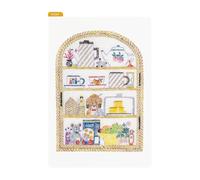 Hobonichi Techo Accessories - iyo okumi: Hobonichi Pencil Board for A6 Size (Happy Tea Time - Teapot Shelf)