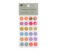 Hobonichi Techo Accessories - TSUKI no IRO: Transparent Dot Stickers (15mm)