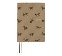 Hobonichi Techo HON A6 2026 - Bow & Tie: Galloping Horses (English, January Start Planner)