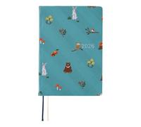 Hobonichi Techo HON A6 2026 - Bow & Tie: In the Forest (English, January Start Planner)