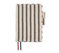 Hobonichi Techo Original/Planner Cover [A6 Cover Only] Lined Fabric: Herringbone (Ivory x Black)