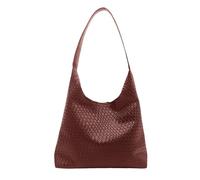 Hobos Shoulder Bags Handbag Woven Shoulder Bag, Large Capacity Tote, PU, Closure (Red, One Size)