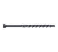 Hobotec Eurotec 3.2 x 60 Torx 10 Wood Screws Self-Tapping with Decorative Head, Hardened Stainless Steel Black Pack of 500