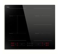 Hobsir Induction Hob, Built-in Electric Hob 4 Burners 60cm | Flex Zone, Boost, Slider Touch, Timer, Child-Safety Lock, Pause Function, 7200W, 220-240V