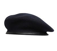 HOBSON Navy Blue Wool Beret British Army Cap Perfect for Military Cadets + Commando - 60CM