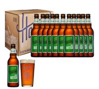 Hobsons Best Bitter 3.8% ABV - Traditional session bitter hoppy amber beer 500ml (12 Pack Case) by a Craft UK Brewery
