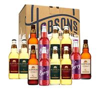 Hobsons Oldfields Premium English Mixed Cider Selection Pack with Berry - Case of 12 x 500ml Bottles ARTISAN cider made on the farm suitable for vegetarians, vegans and gluten free.